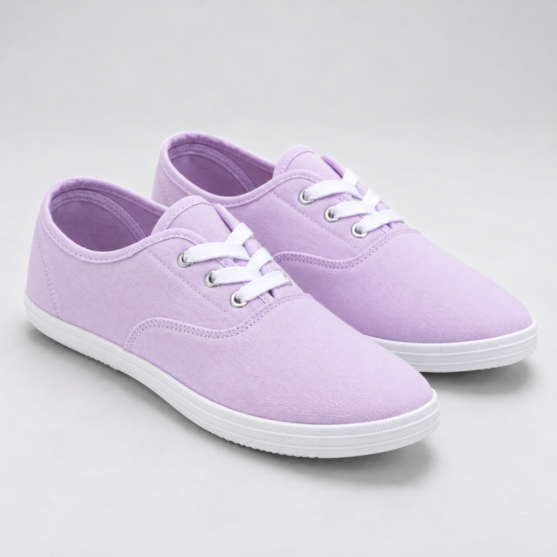 Tekstila kedas ar ziedu raksta zolīti sievietēm BPC Collection, maigi violetas, 38. izmērs