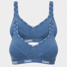 Sports Bras for Women BPC collection, Blue, 2-Pack