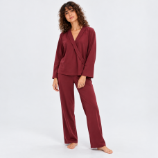 Pidžama sievietēm BPC collection, bordo sarkana, divdaļīga