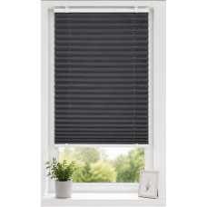 Plisētās žalūzijas Grandekor BZ55A130, antracīta krāsā