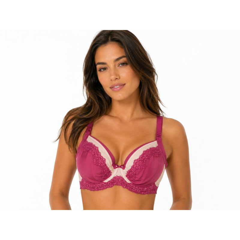 Lace bra, for woman, BPC Collection, Pink, size 85E