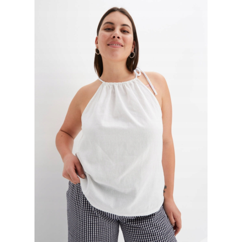 Blūze sieviešu Bodyflirt, balta, 3XL