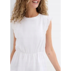 White blouse with short sleeves BPC Collection