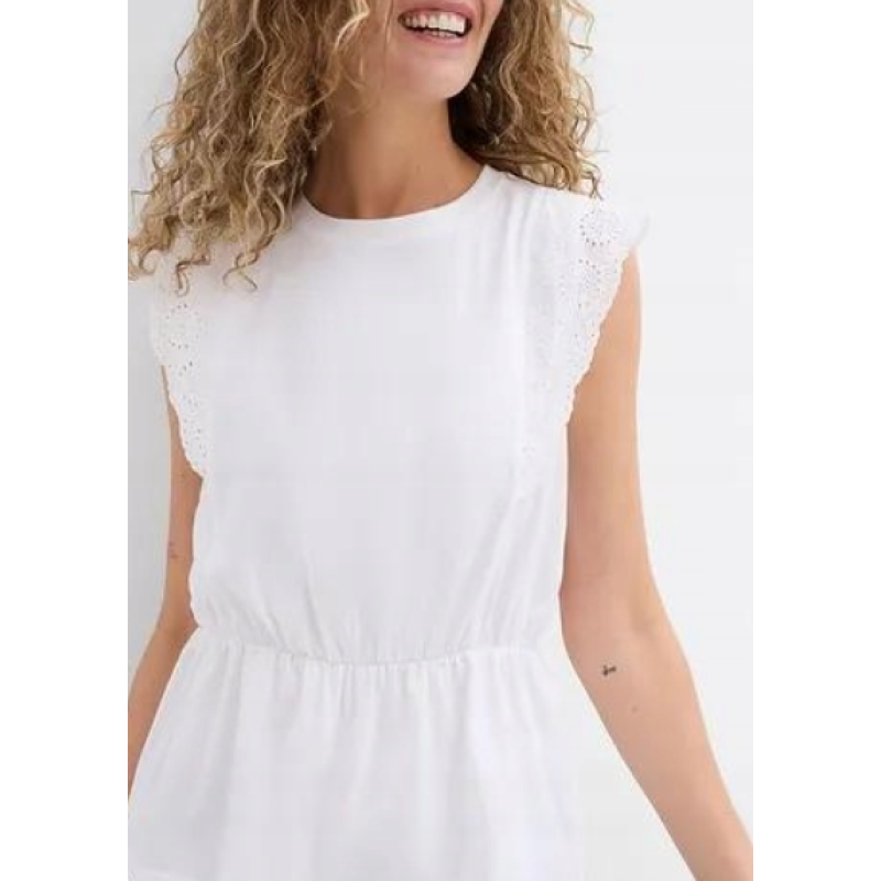 White blouse with short sleeves BPC Collection, size XXL