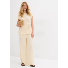 Bonprix Wide-Leg Jersey Trousers
