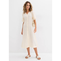Bonprix Midi Dress with Puff Sleeves