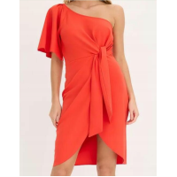 Bonprix One-shoulder dress with ruffles