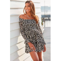 Lascana Women's Off-the-Shoulder Floral Dress
