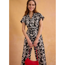 Damask Print Jumpsuit Bonprix