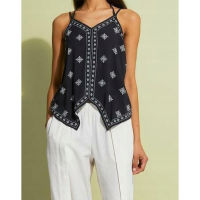 Rainbow Black Blouse