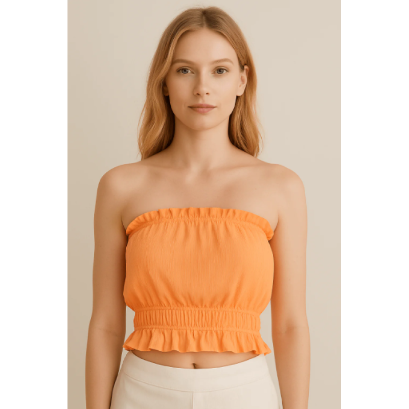 Lascana orange top, sizes S/M, L