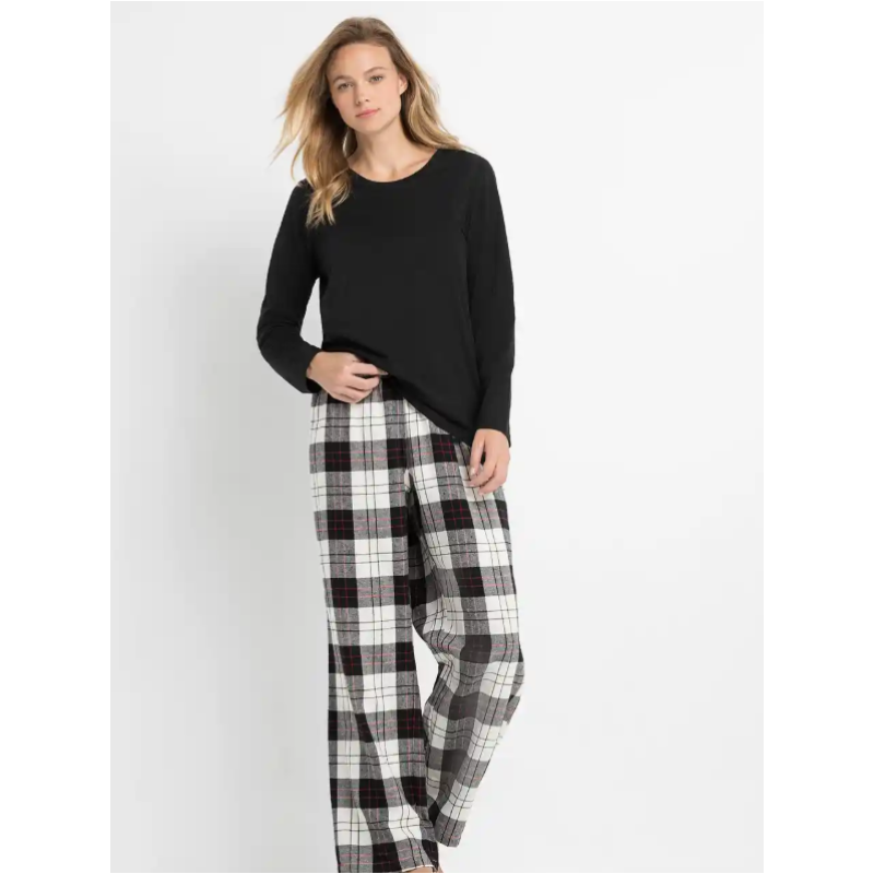 Pidžama sieviešu BPC Collection melna, izmērs L/XL