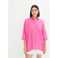 Blouse with embroidered pattern, pink, Rainbow