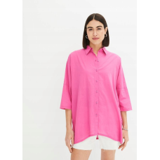 Blouse with embroidered pattern, pink, Rainbow