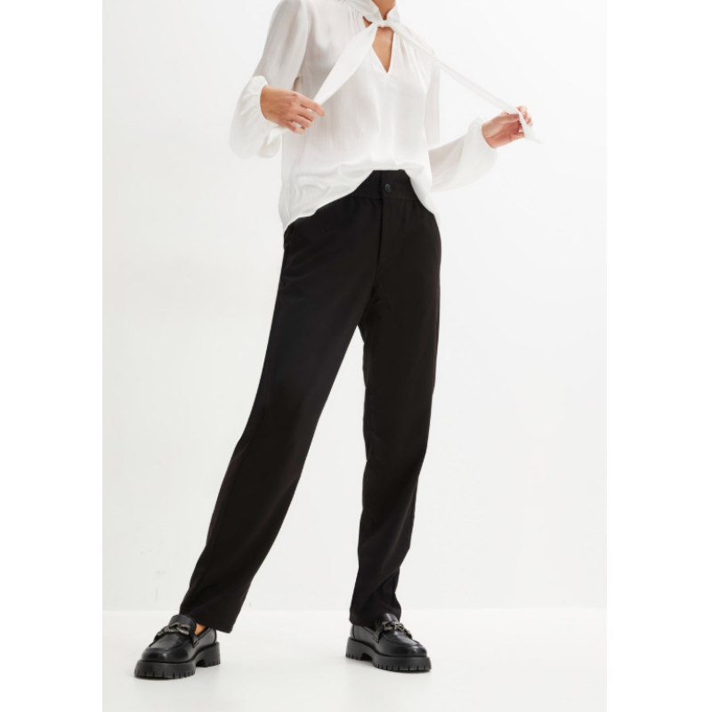 Classic long straight pants for woman, Bodyflirt, size 36