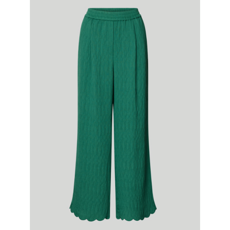 Trousers with a wavy hem for woman, size 32/34