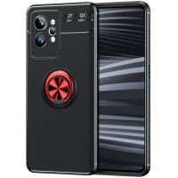Phone protective case, cover Samsung Galaxy A73 5G black, magnetic, with ring