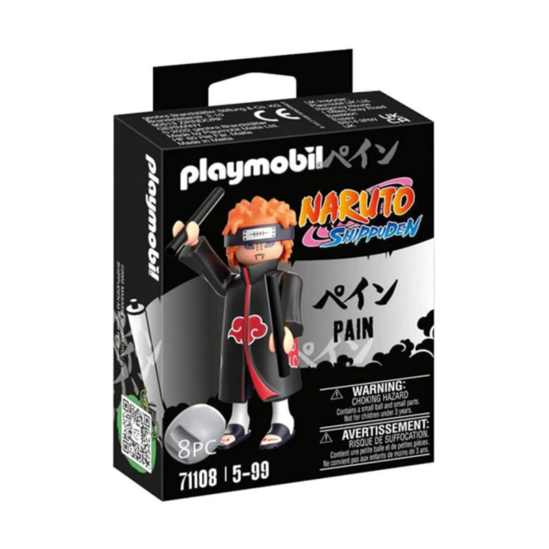 Playmobil lego konstruktors figūriņa Naruto Shippuden Pain 71108, 8 gab