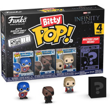 Figure set Funko Bitty POP! Marvel The Infinity Saga Captain America, Nick Fury, Thor 4 pcs