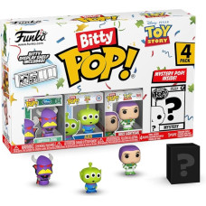 Figūru komplekts Funko Bitty POP! Toy Story Zurg, Rotaļlietu stāsts Alien, Buzz, Emperor Zurg Lightyear 4 gab