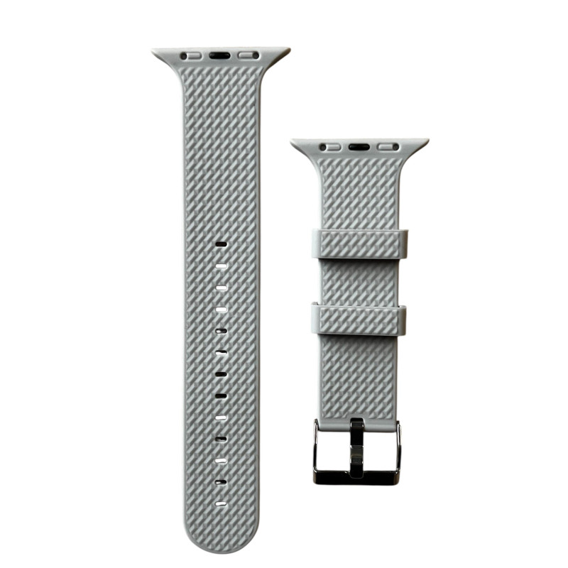 Silikona pulksteņa sporta siksna, Apple Watch siksniņa, pelēka 42/44/45 mm