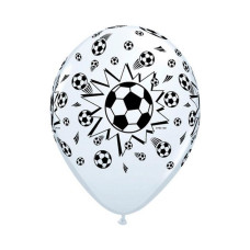 Lateksa baloni ar futbola bumbām 50 gabali
