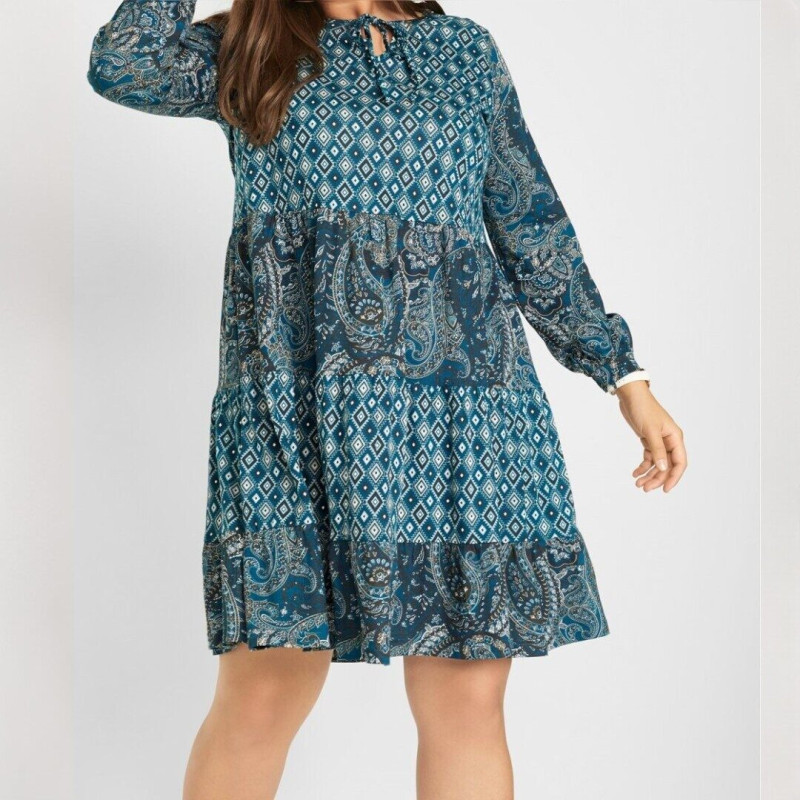 A silhouette dress, blue, BPC collection, size L/XL