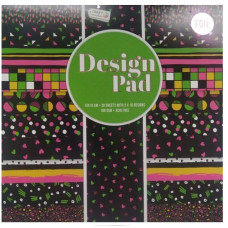 Dizaina bloknots, uzlīmju grāmata, uzlīmes, design pads, craft, tumšās krāsās, 30lpp
