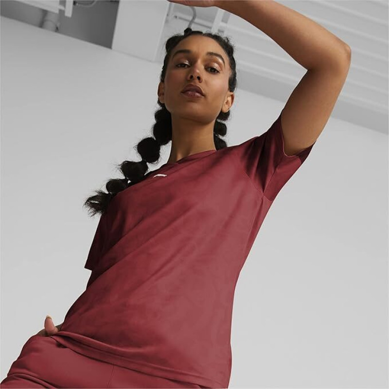 Puma sports T-shirt, red, size S