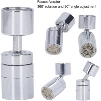 Brass faucet 360° swivel, kitchen and bathroom faucet Evtscan
