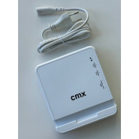 4-port USB adapter charger with holder, charging station, 35 W, white, CMX