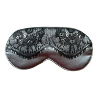 Sleeping eye mask, silk sleep mask, eye cover, sleep mask, gray