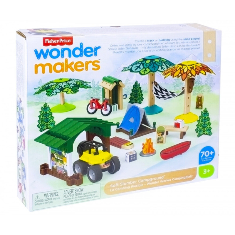 Koka konstruktors - kempings, Fisher Price Wonder makers