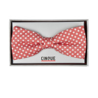 Cinque men's bow tie, red