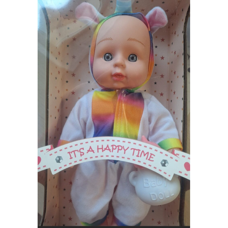 Doll unicorn Baby Lovely 33cm, with sound