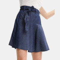 Rainbow blue skirt