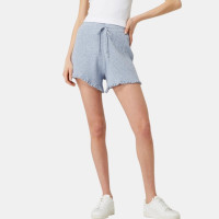Only blue shorts