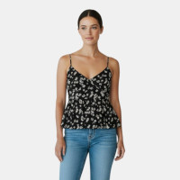 Review top with flowers