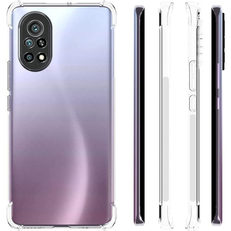Phone protective case, cover Huawei Nova 8 5G transparent silicone