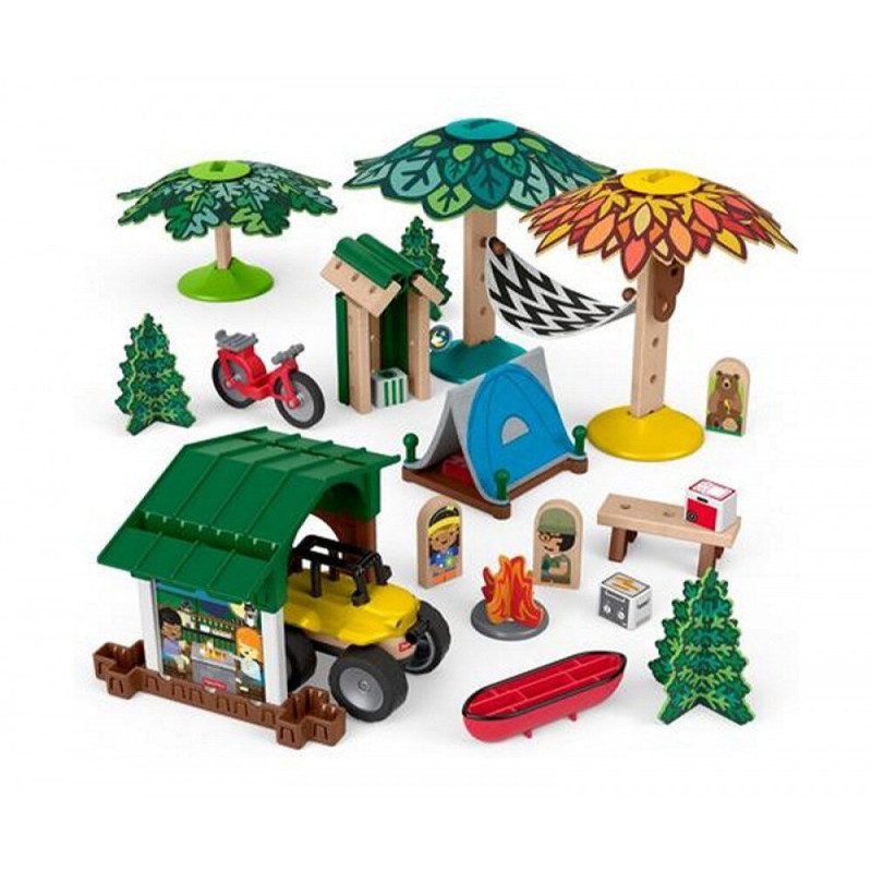 Koka konstruktors - kempings, Fisher Price Wonder makers