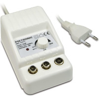Indoor TV antenna amplifier for TGT channels, 2 outputs with 9.52 mm TV socket, Metronic - 332177