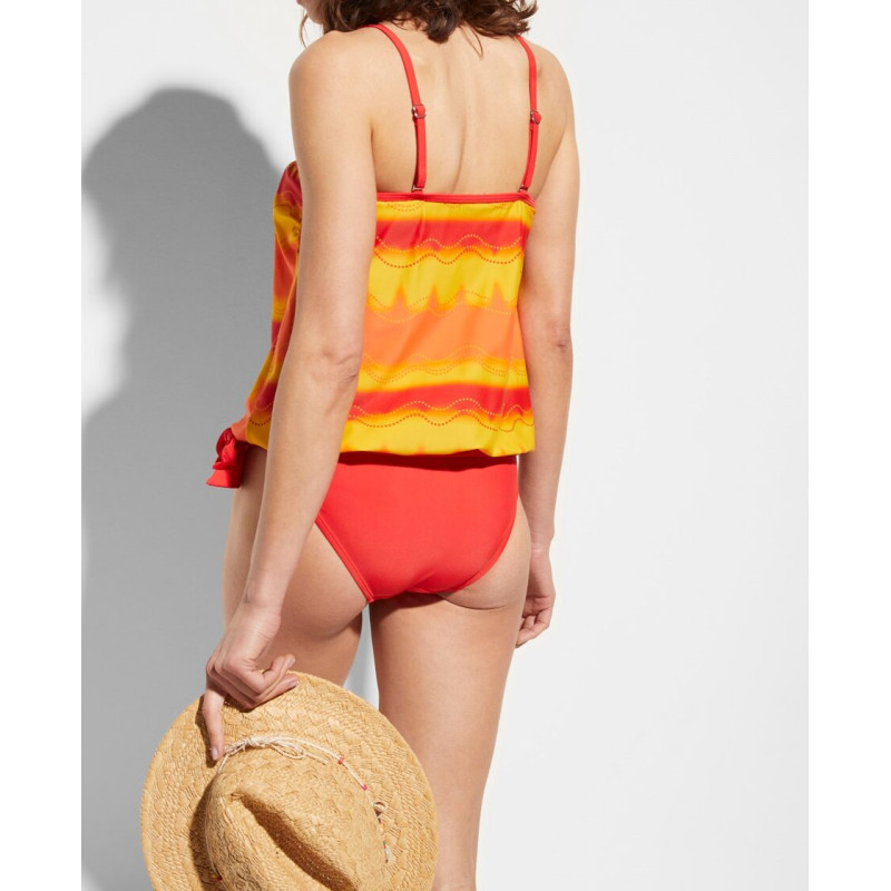 BPC collection swimsuit with top, orange, set, size L