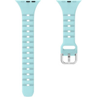 Silicone watch sport strap, Apple Watch strap, blue, 38/40/41 mm, for SE series, 7, 6, 5, 4, 3, 2, 1