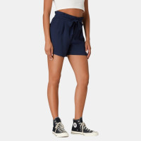 Only dark blue shorts