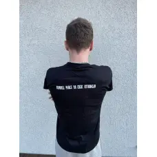 Unisex must T-särk trükiga, naljakate kirjadega, originaal T-särk, RedBull