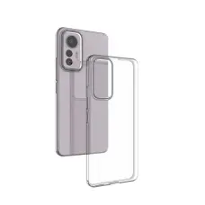 Puhelimen suojakuori, kotelo Xiaomi 12 5G:lle, läpinäkyvä silikoni