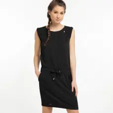 Naisten mekko Ragwear musta