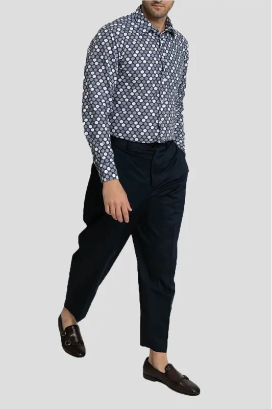 Classic trousers for men Beaucoup black, size 52