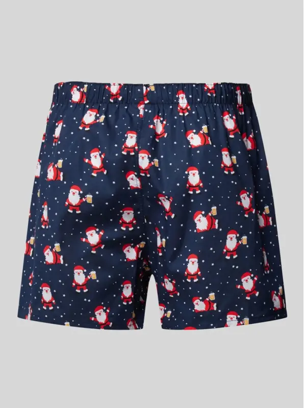 Мужские боксерские трусы Christian Berg, с изображением Санта-Клауса, размер M