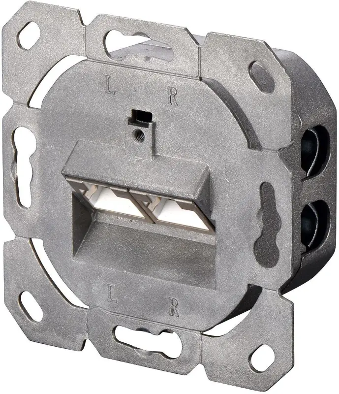 Seinäpistorasia - kotelo, uppoasennus, Digitus DN-9008-1 CAT 6